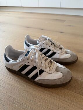 Adidas Samba White & Black Classic Sneakers